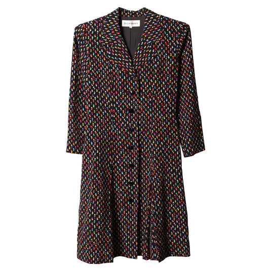 COAT DRESS / MULTI