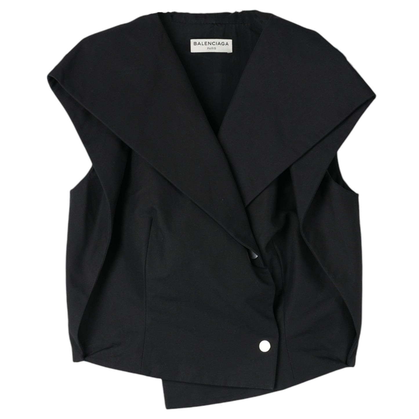 SLEEVELESS JACKET / BLACK