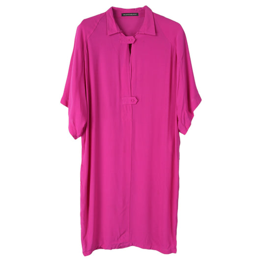 HALF SLEEVE DRESS / PINK