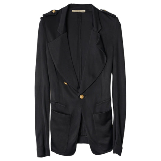 ONE BUTTON JACKET / BLACK