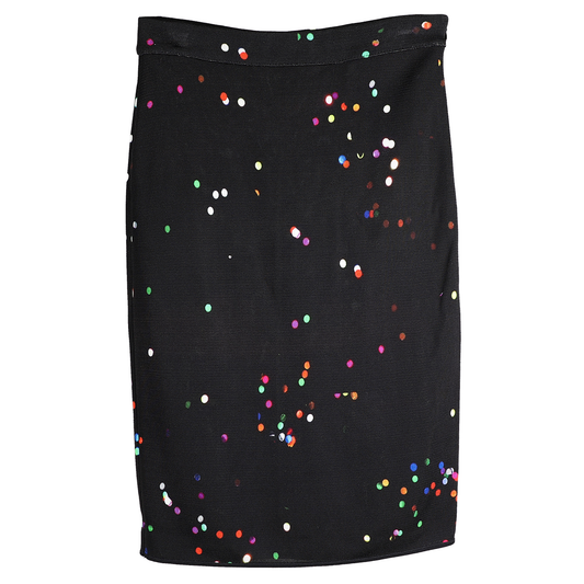 DOT SKIRT / BLACK