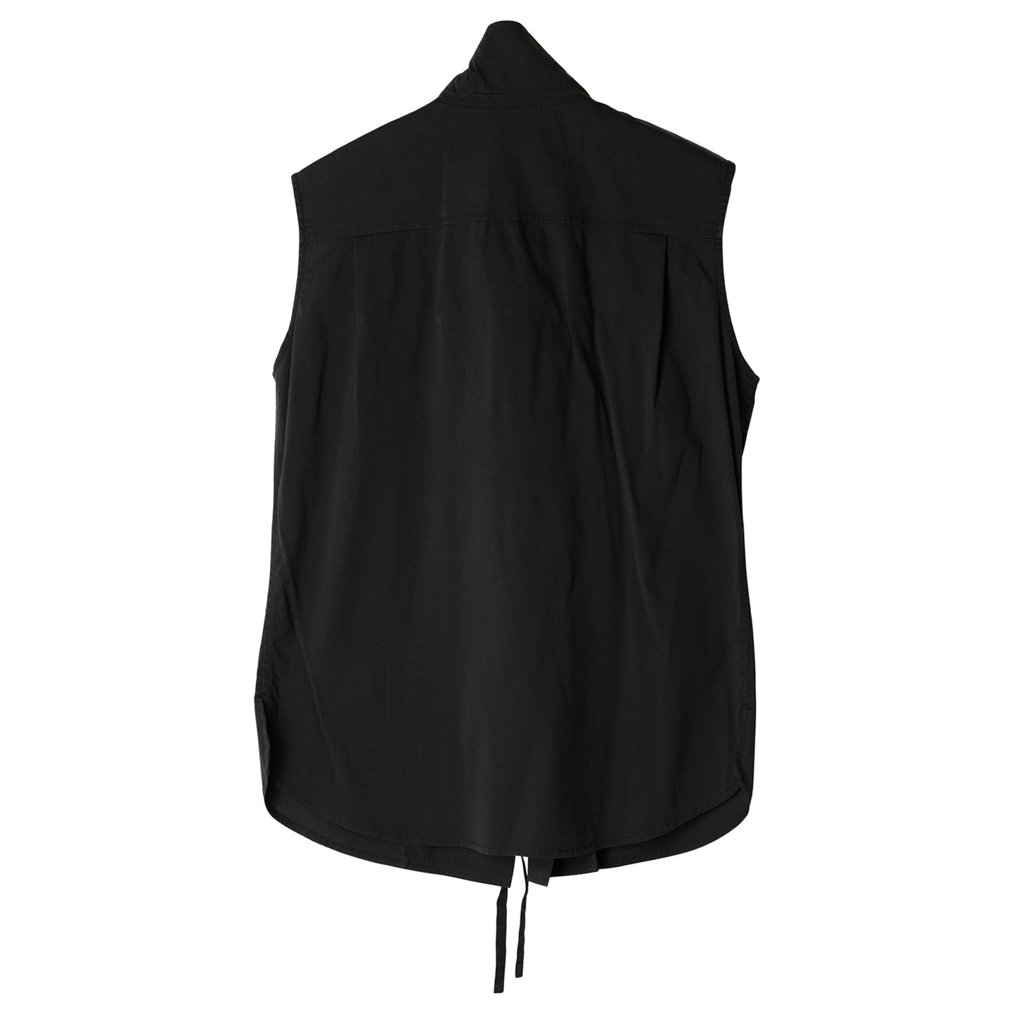 SLEEVELESS SHIRT / BLACK