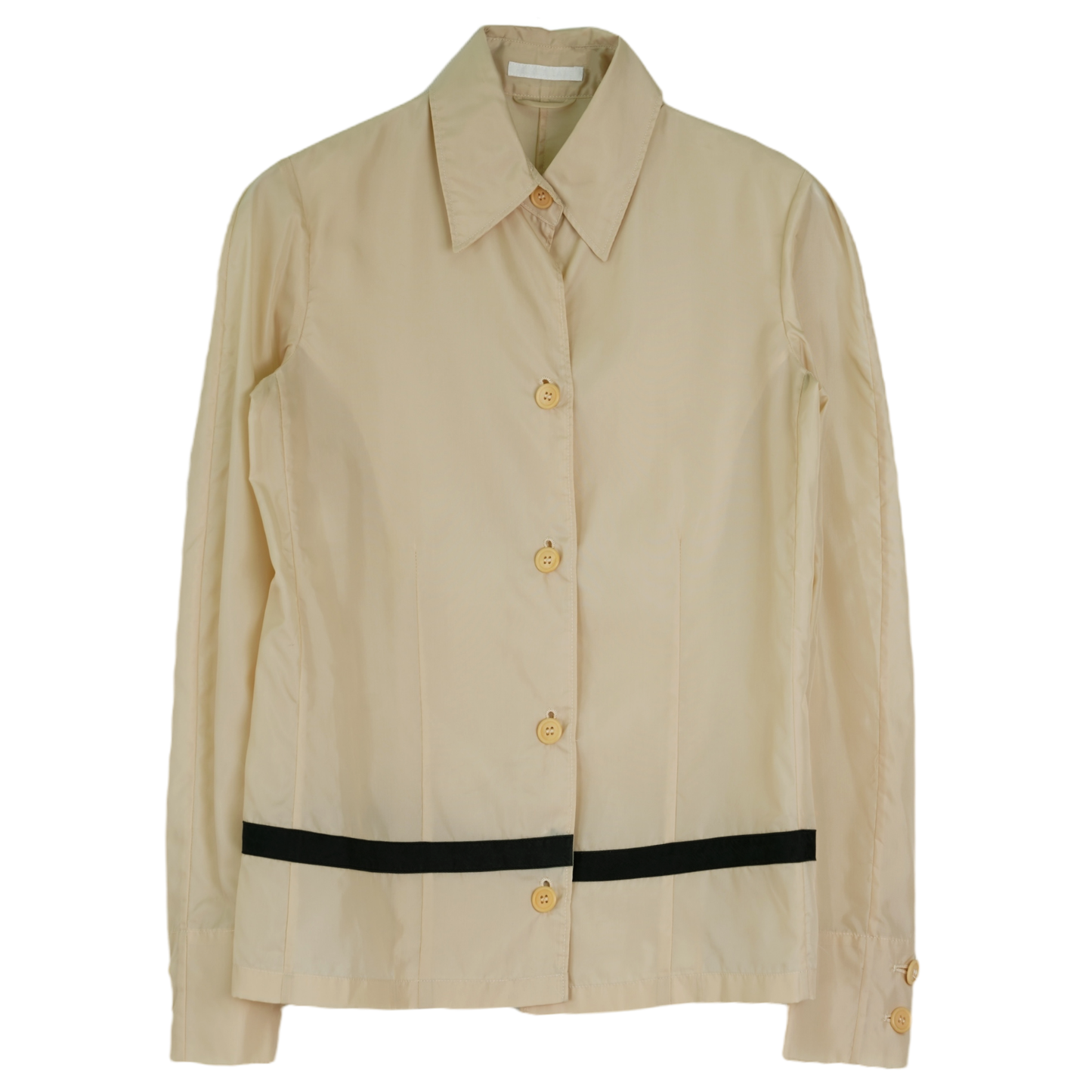 SINGLE STRIPE SHIRT JACKET / BEIGE