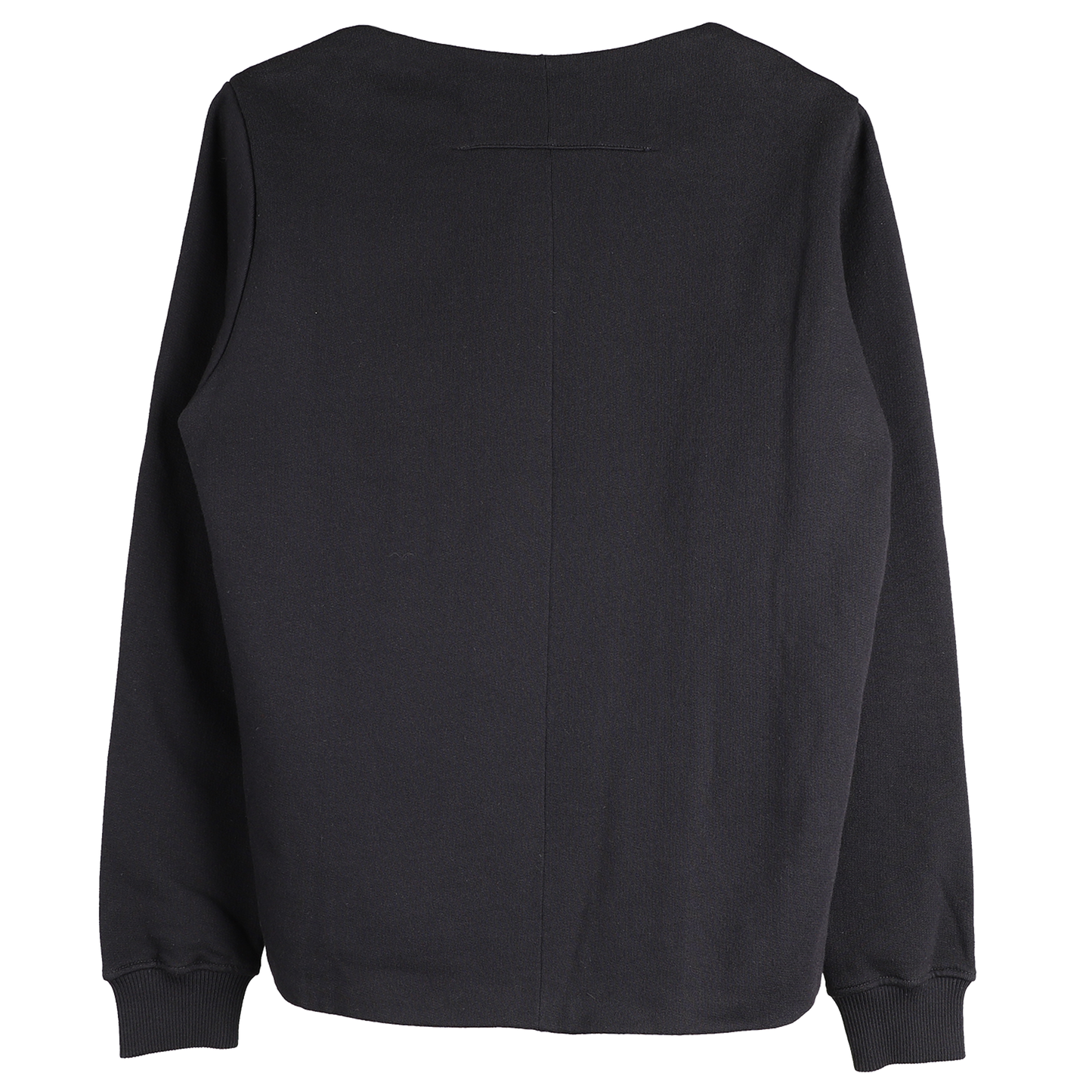 U-NECK SWEATSHIRT / BLACK