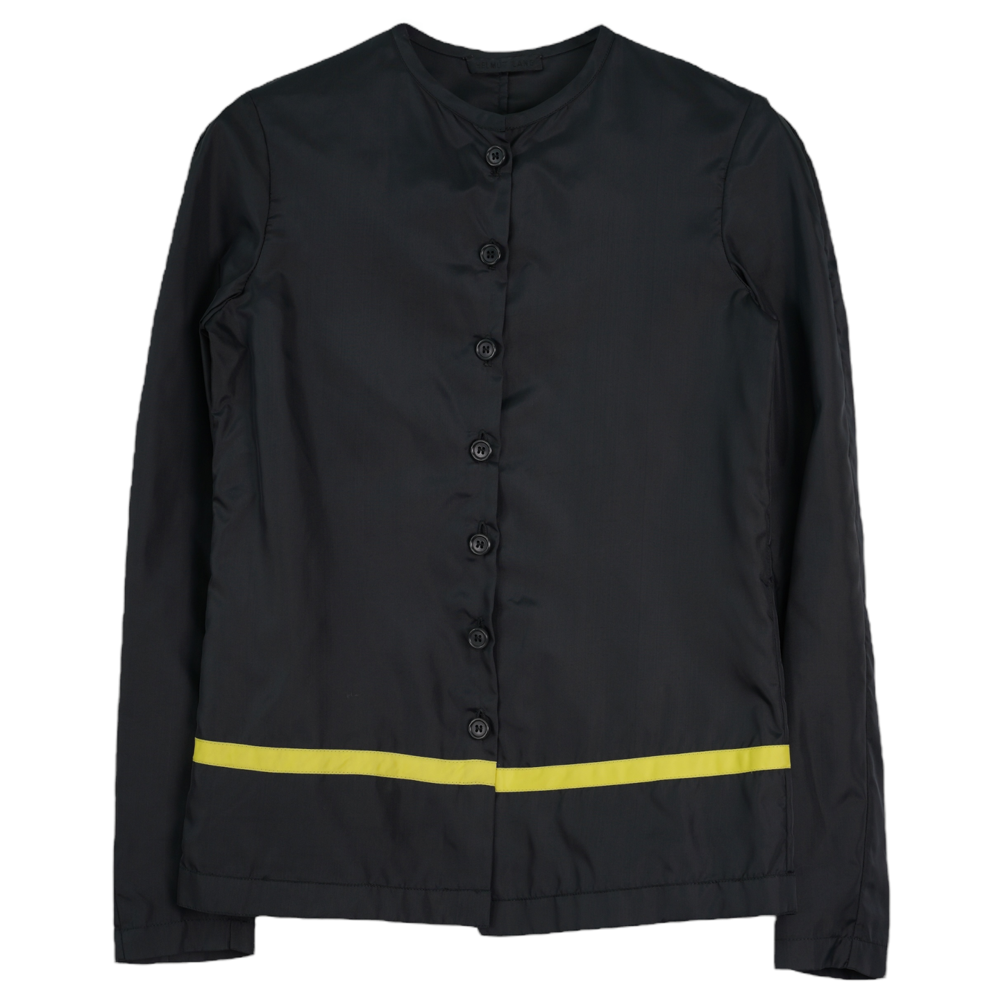 SINGLE STRIPE SHIRT JACKET / BLACK