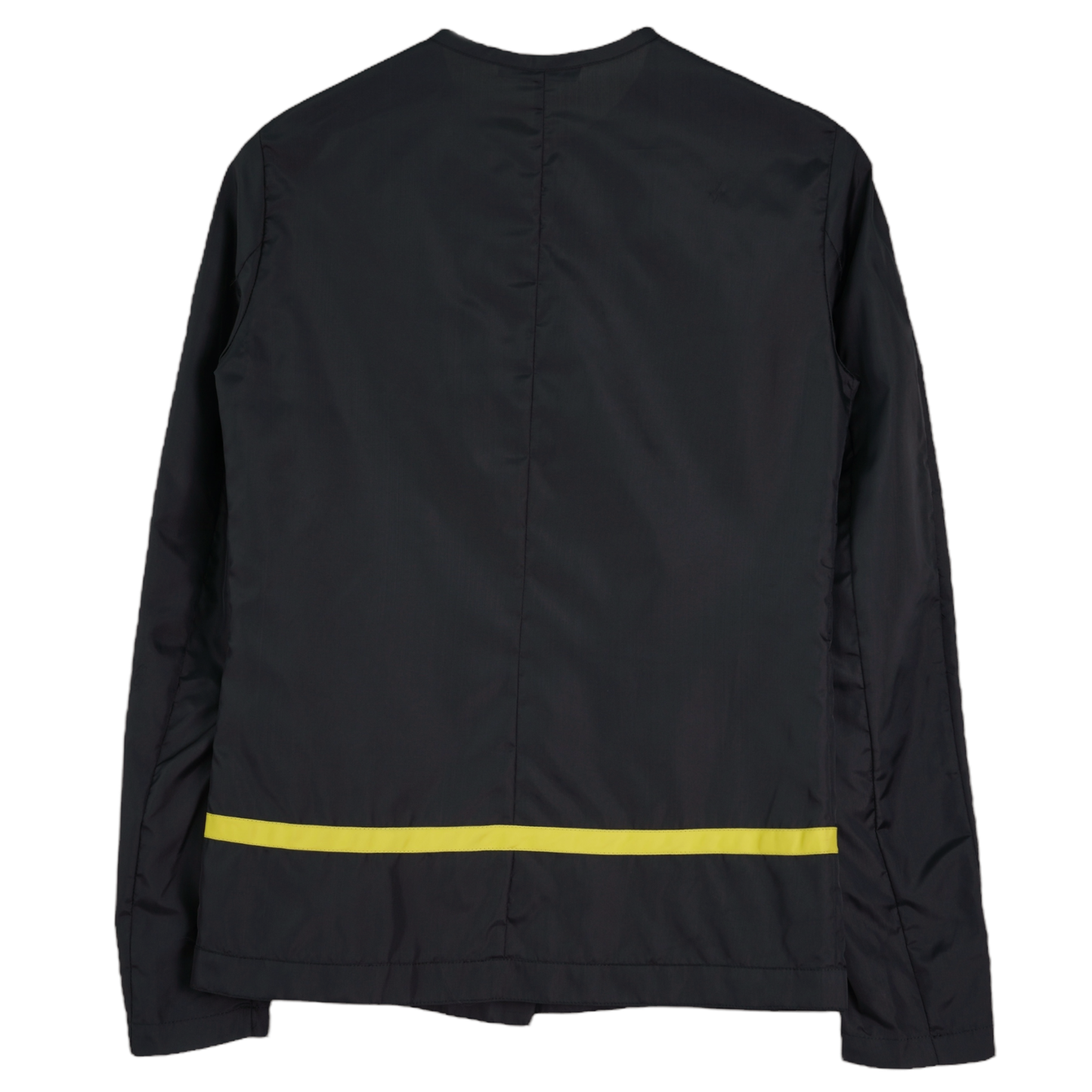 SINGLE STRIPE SHIRT JACKET / BLACK