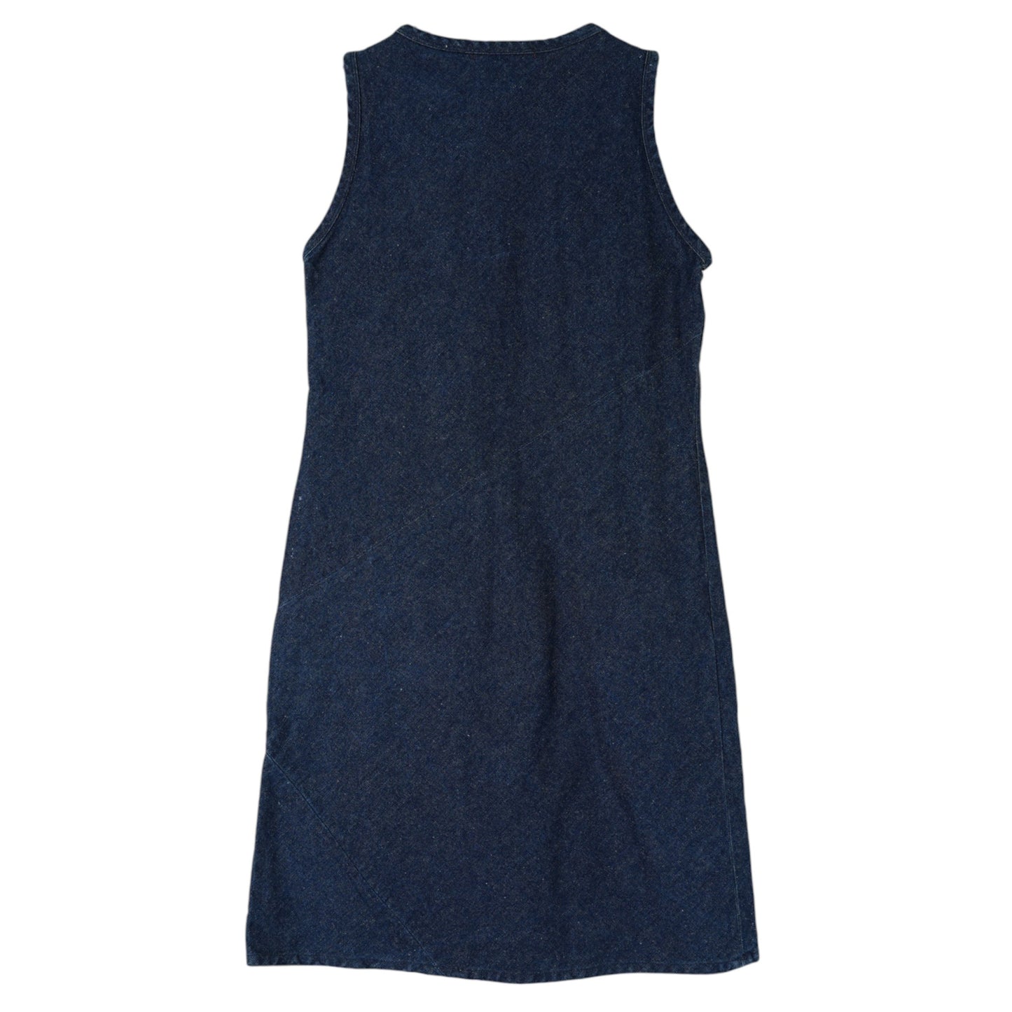 DENIM SLEEVELESS DRESS / INDIGO