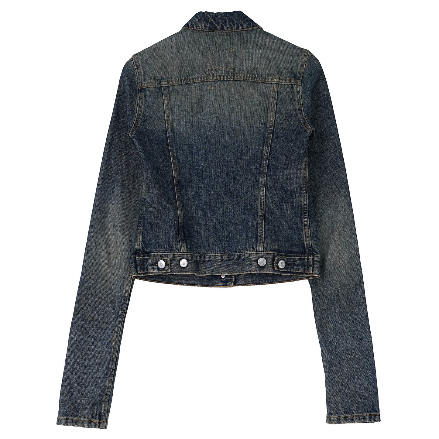 EXTRA SLEEVE DENIM JACKET / WASHED INDIGO