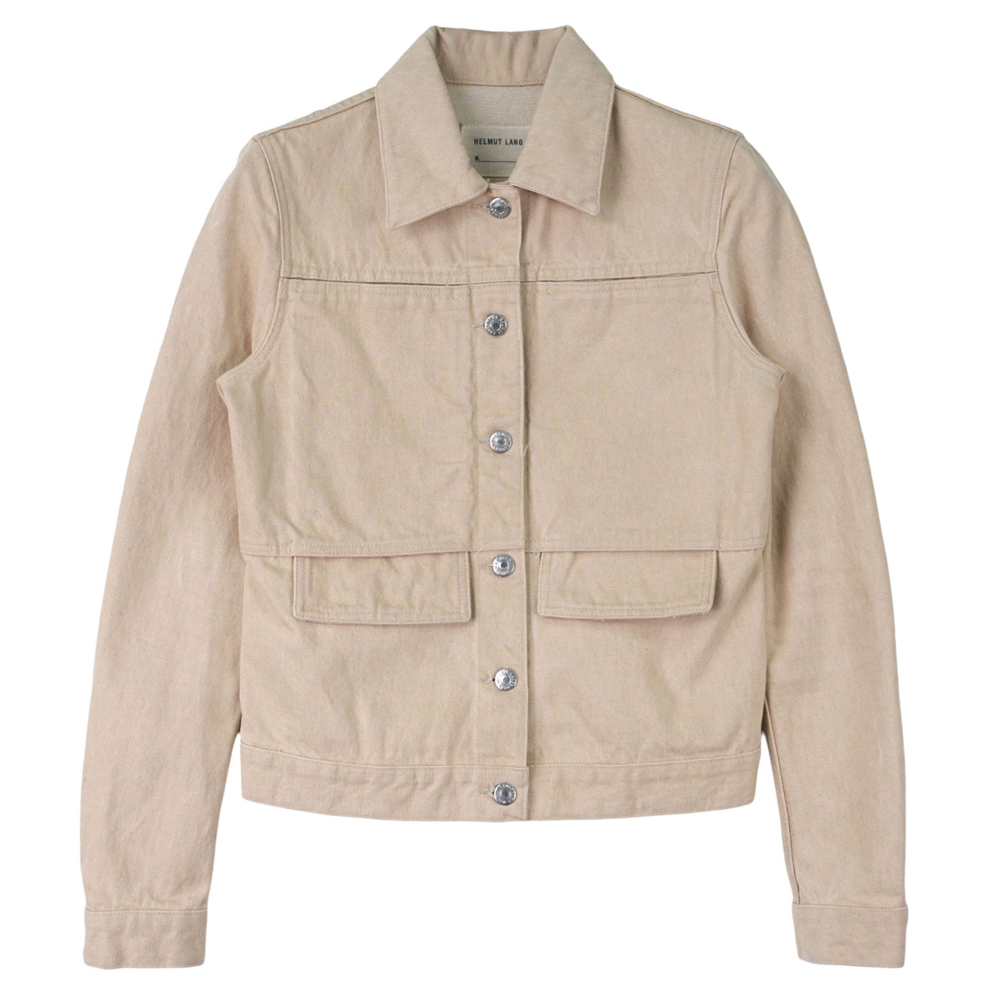 4 POCKET DENIM JACKET / LIGHT BEIGE