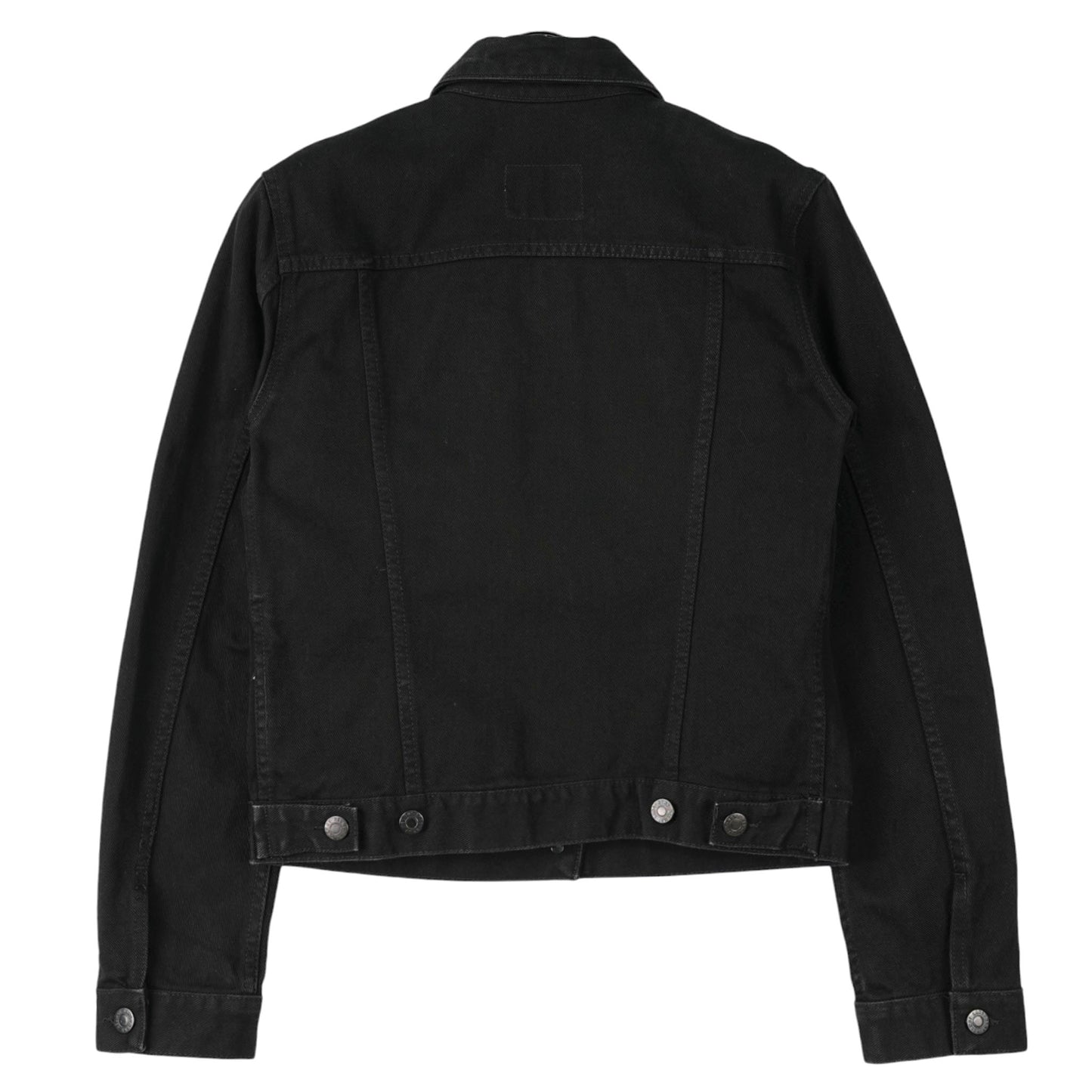 4 POCKET DENIM JACKET / BLACK