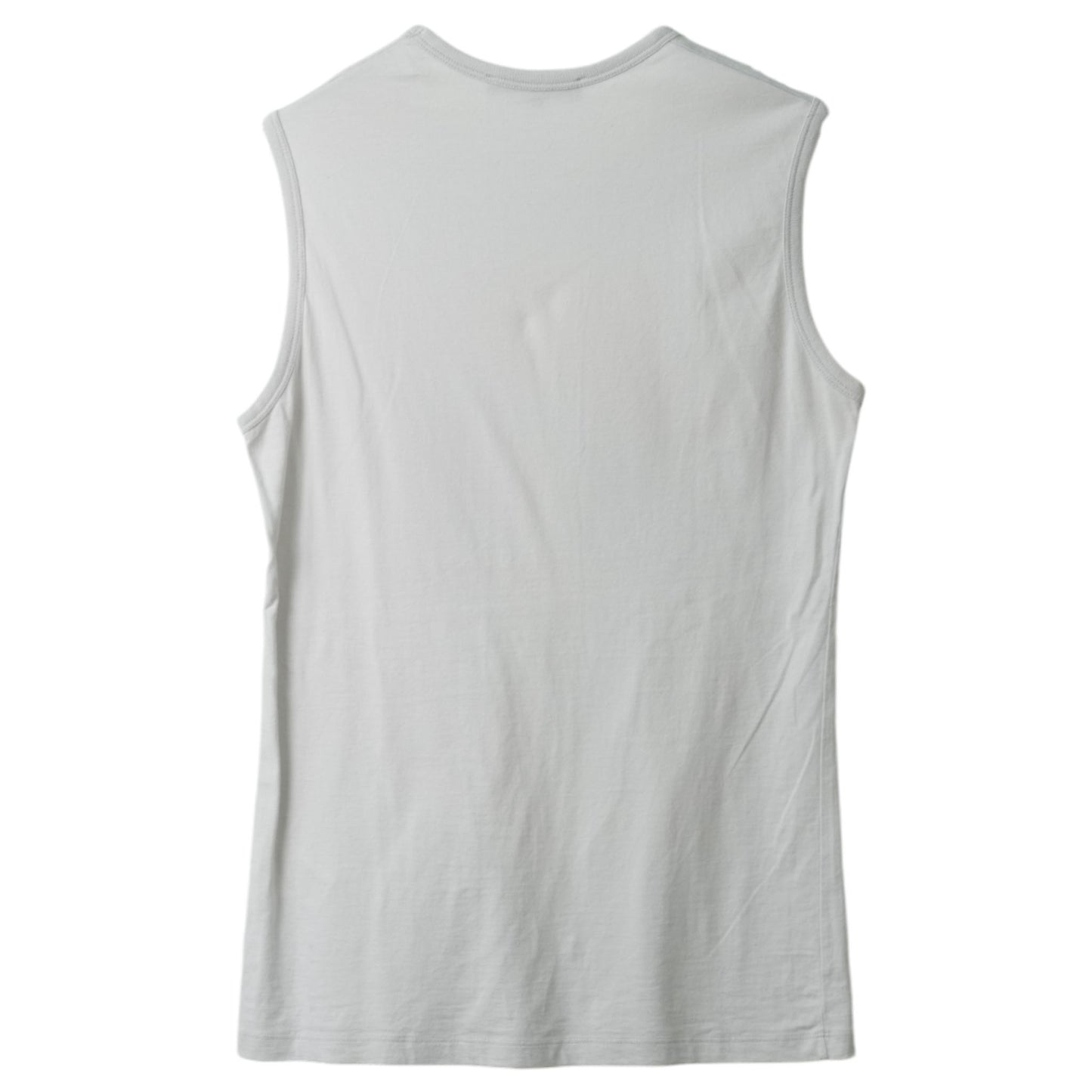 SLEEVELESS GRAPHIC TOP / LIGHT GREY