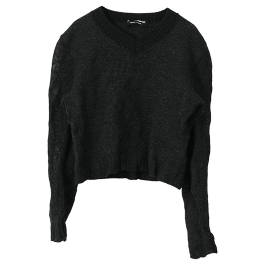 CROPPED SWEATER / BLACK