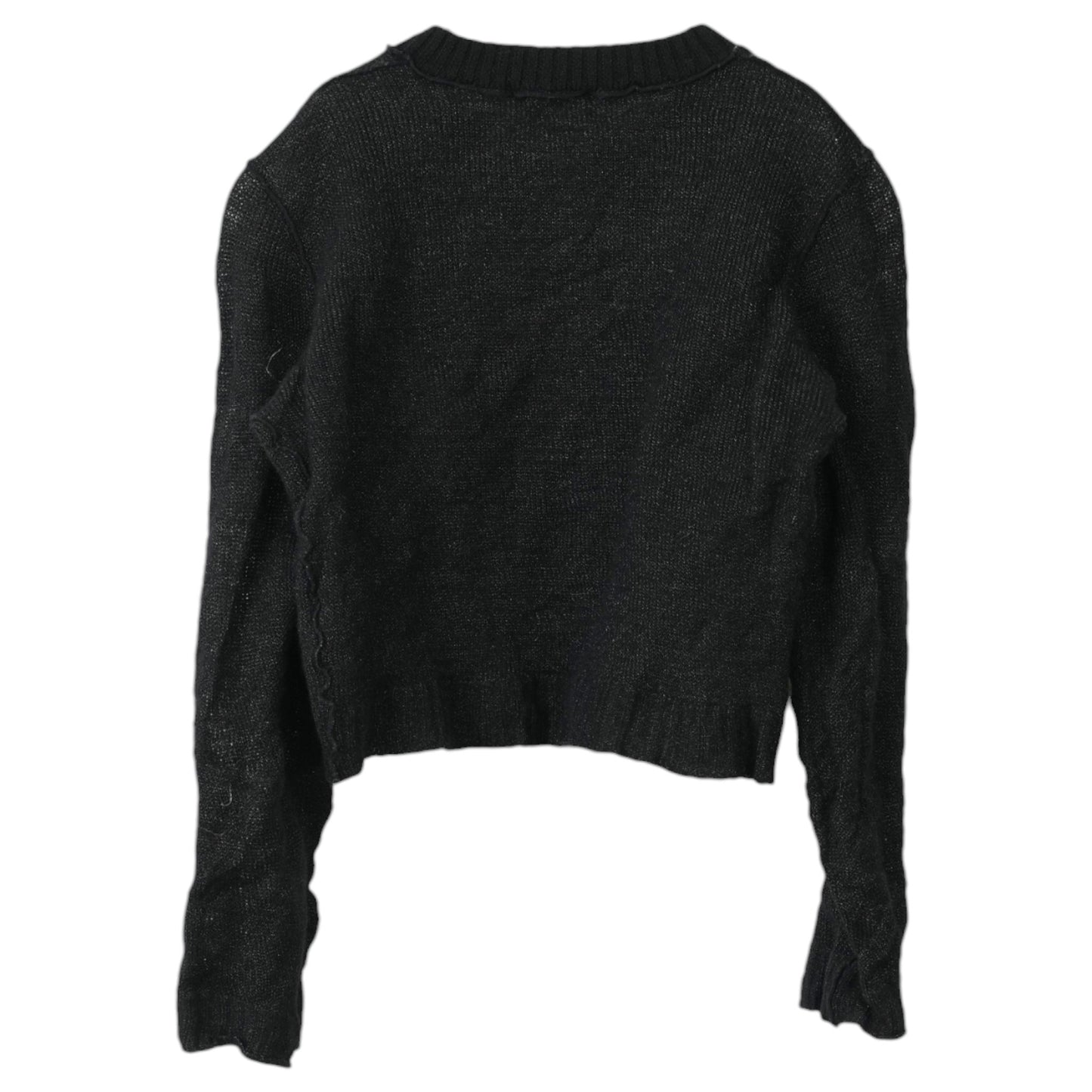 CROPPED SWEATER / BLACK