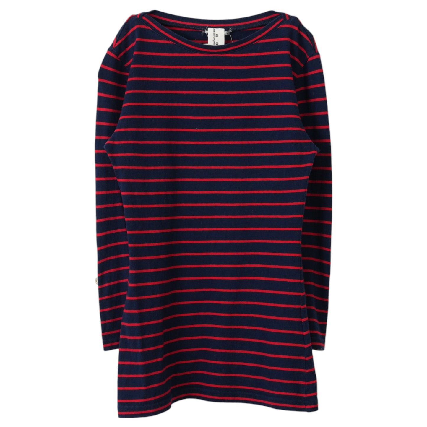 STRIPE DRESS / NAVY&RED