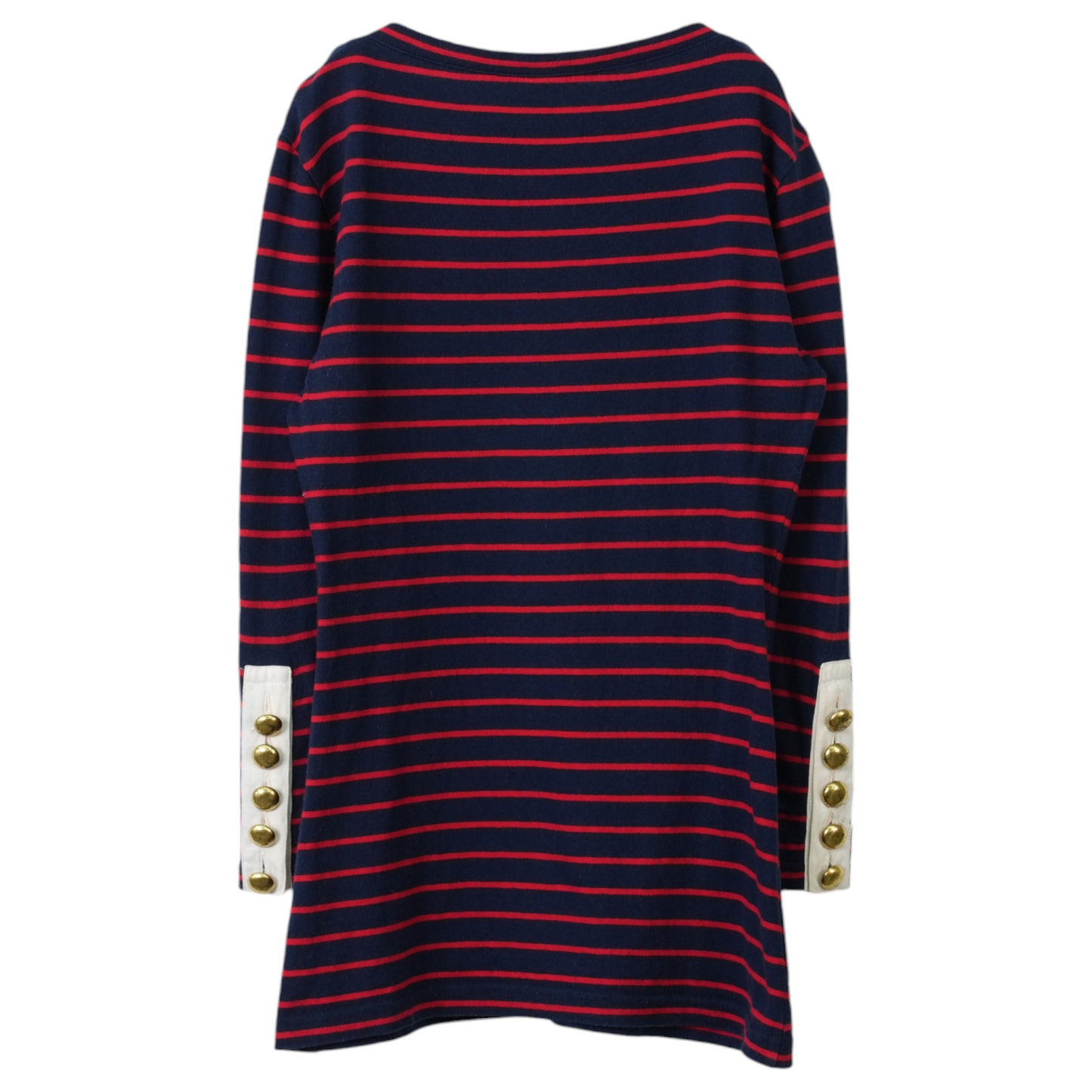 STRIPE DRESS / NAVY&RED