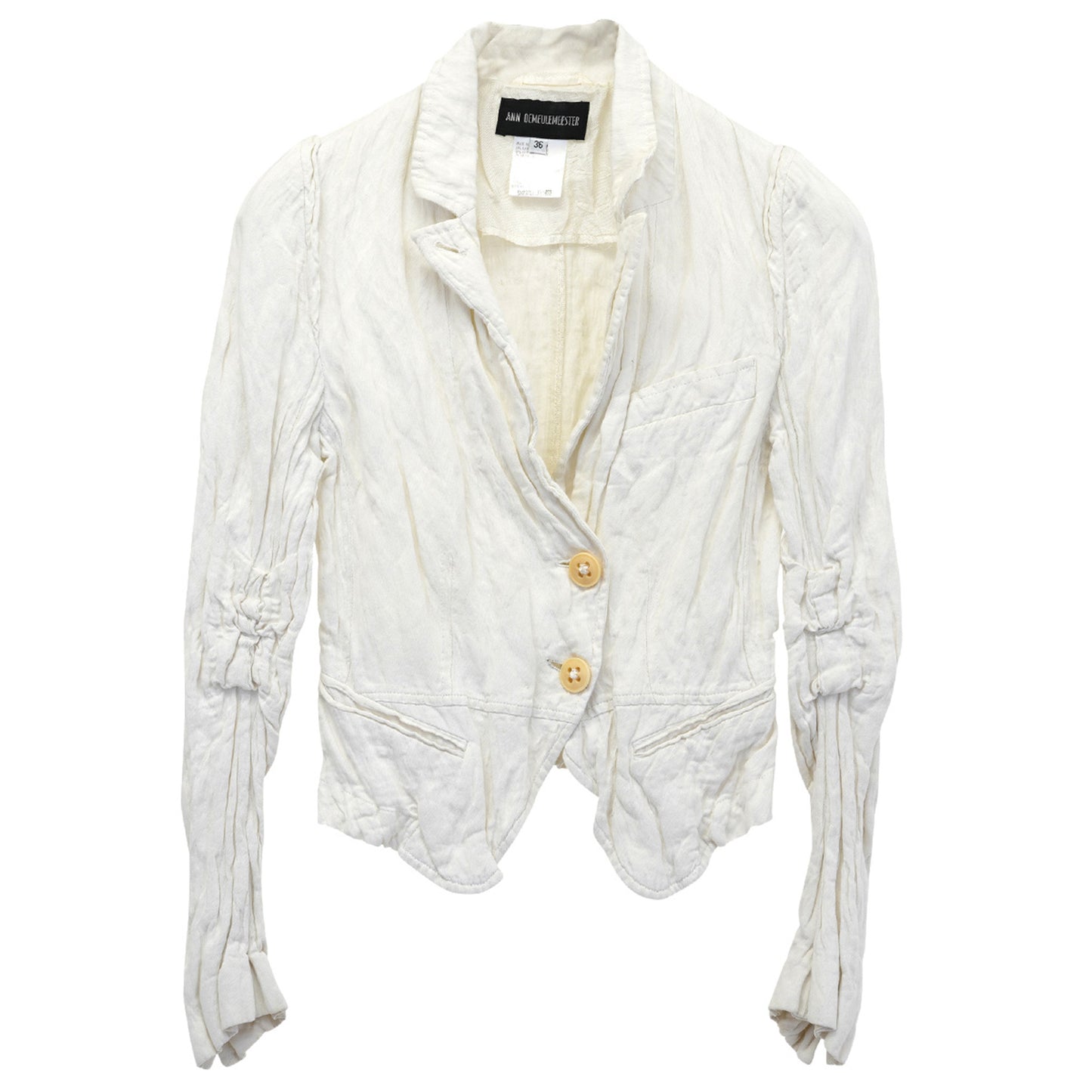 2 BUTTON JACKET / WHITE