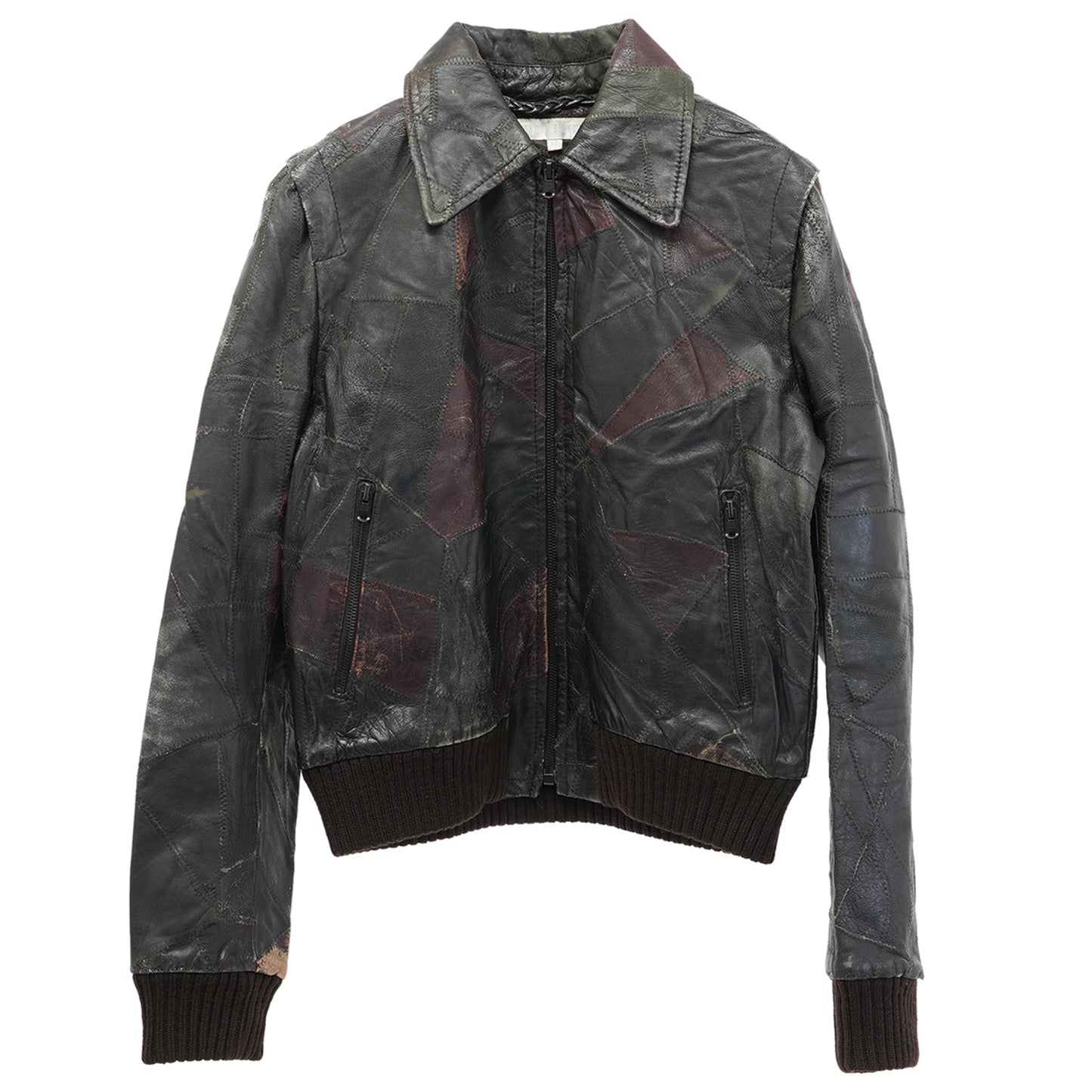 PATCHWORK LEATHER BLOUSON / MULTI