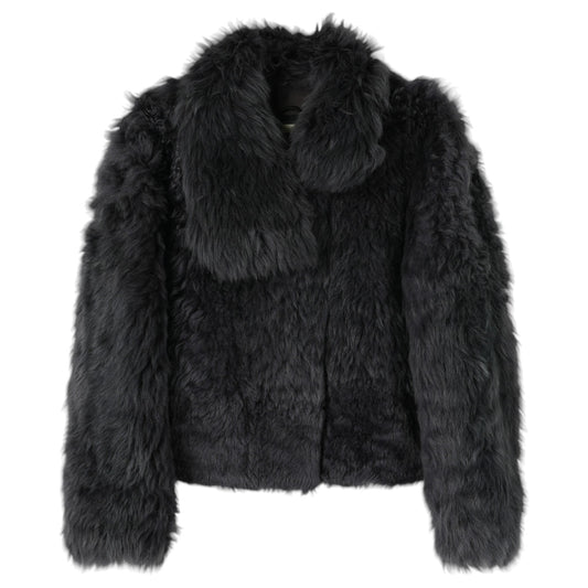 FUR JACKET / GREY