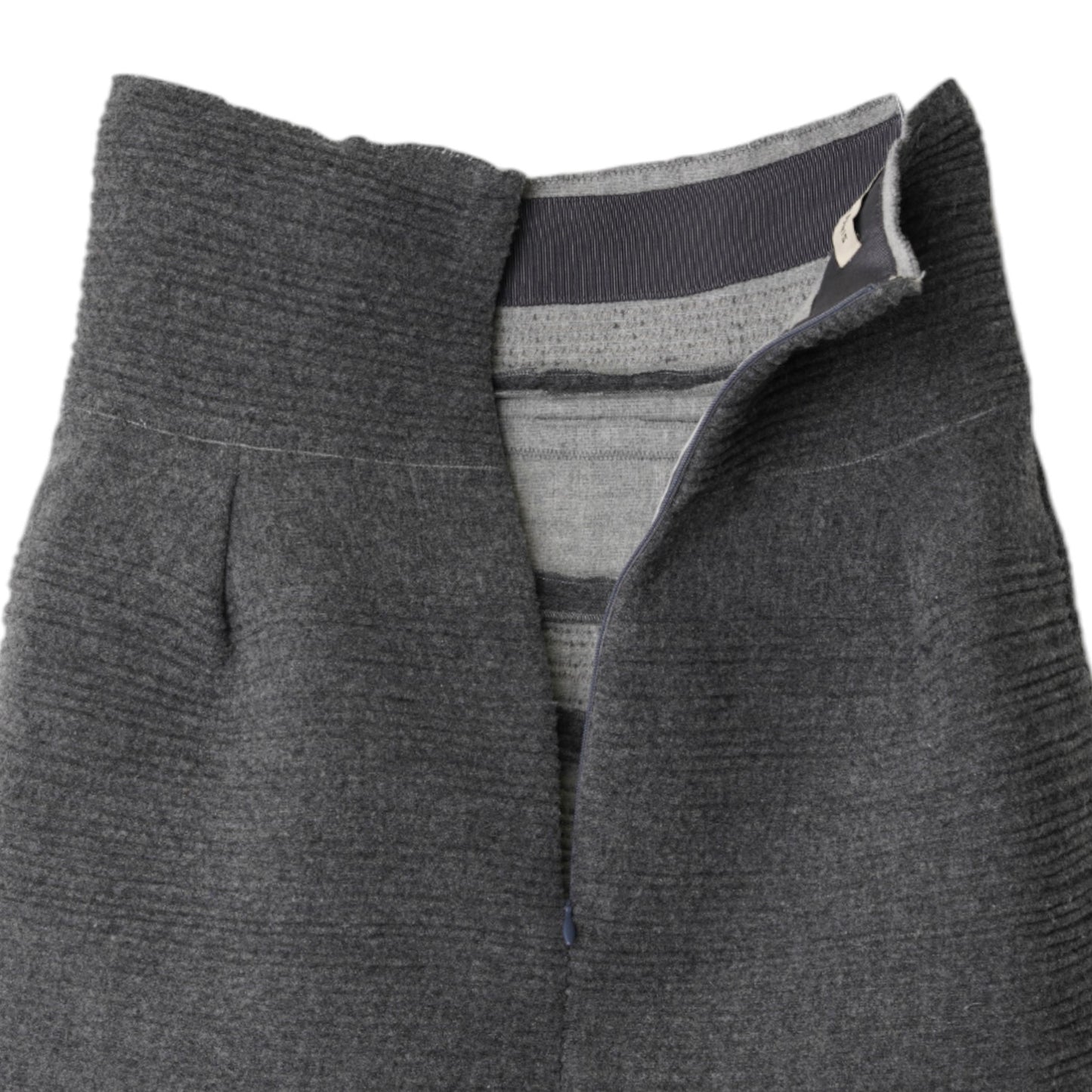 STRIPE SKIRT / GREY