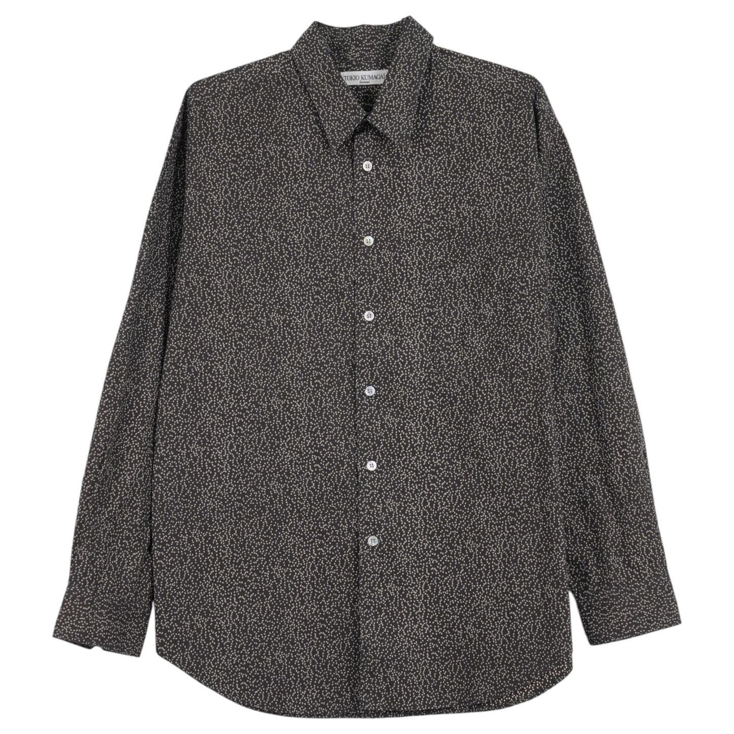 DOT PATTERN SHIRT / BROWN