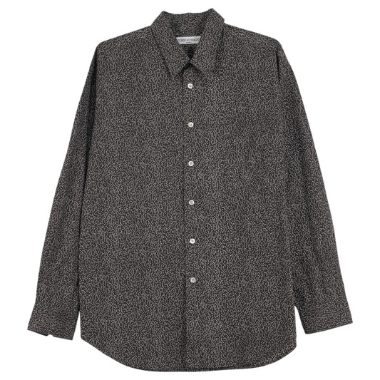DOT PATTERN SHIRT / BROWN