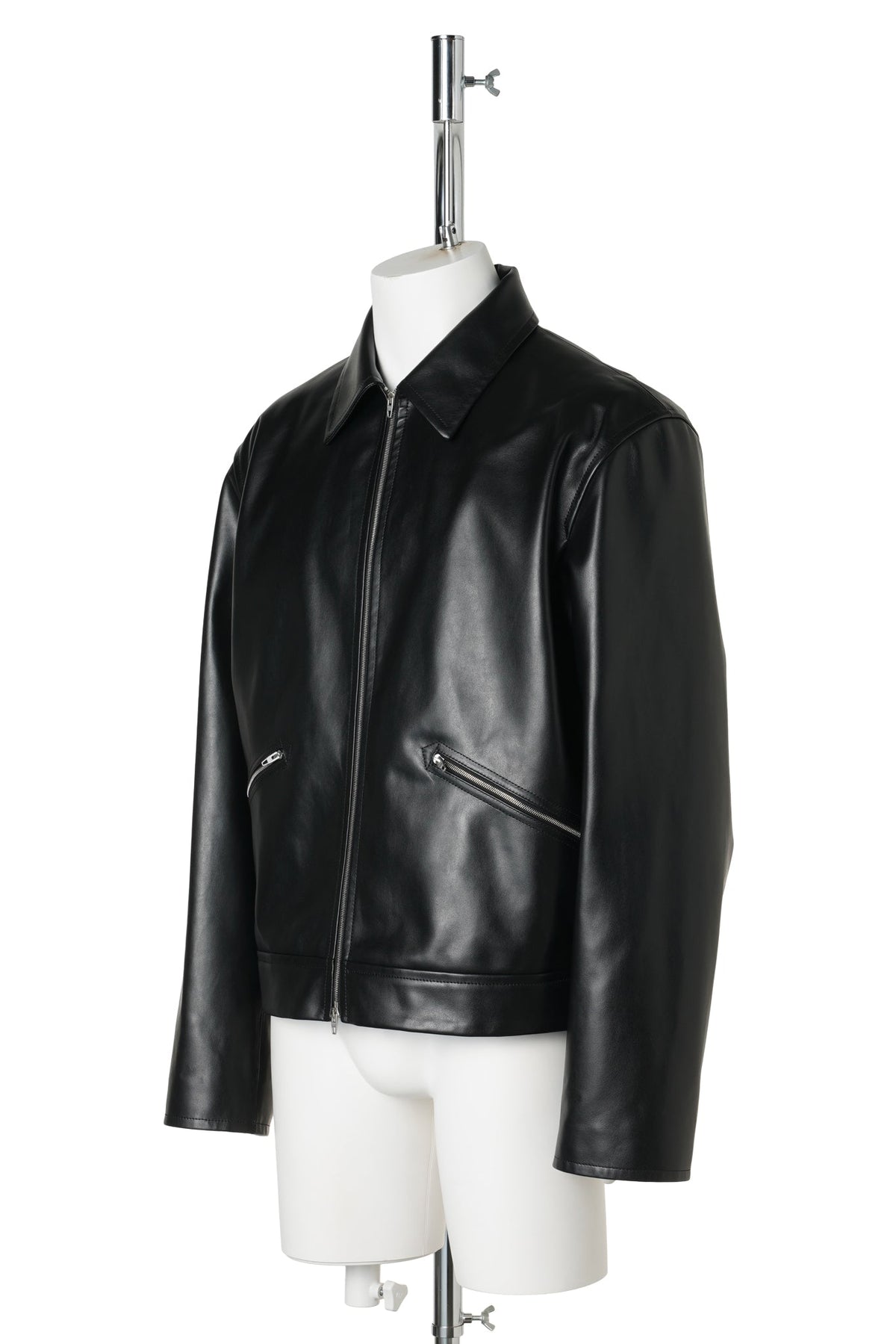 SPORTS WEAR GLOSS CALF LEATHER / 001:BLACK