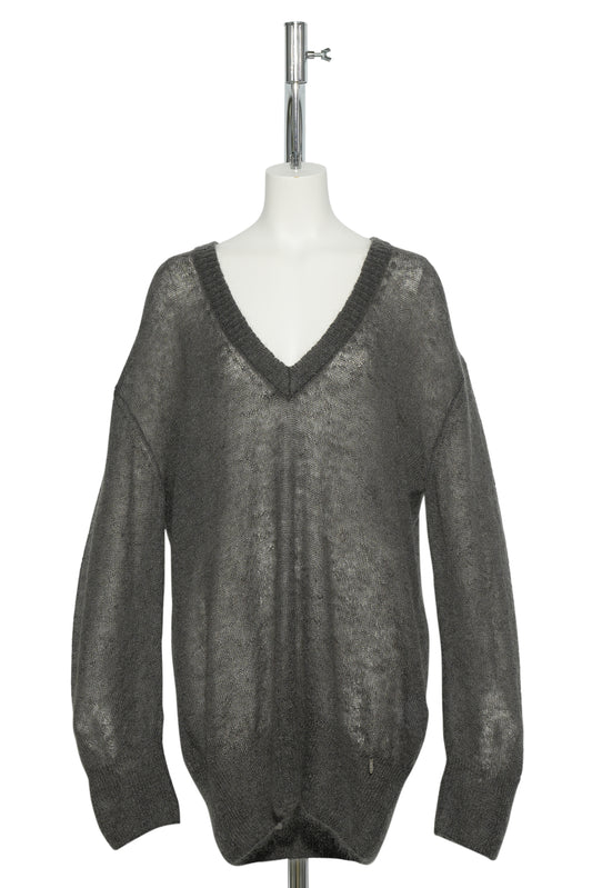 SHEER PULLOVER / GRAY