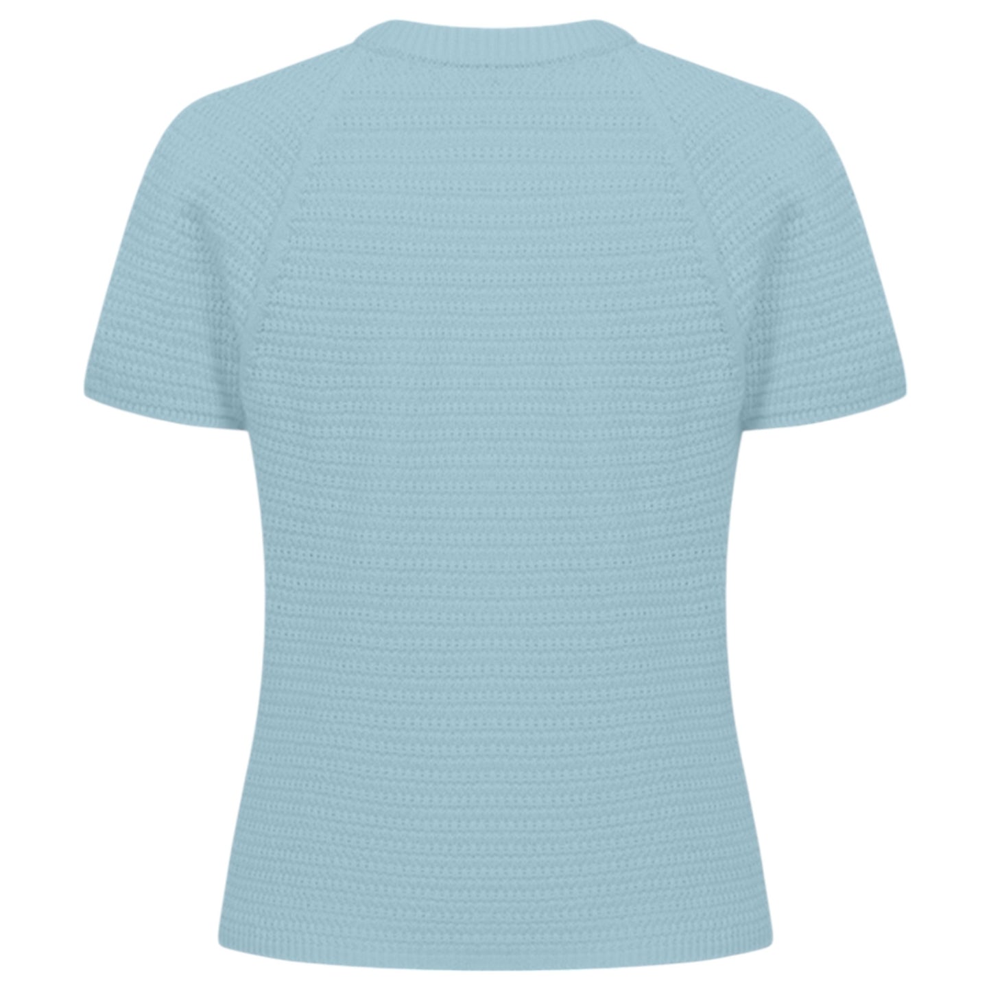 HALF SLEEVE TEXTURED TOP / BLUE