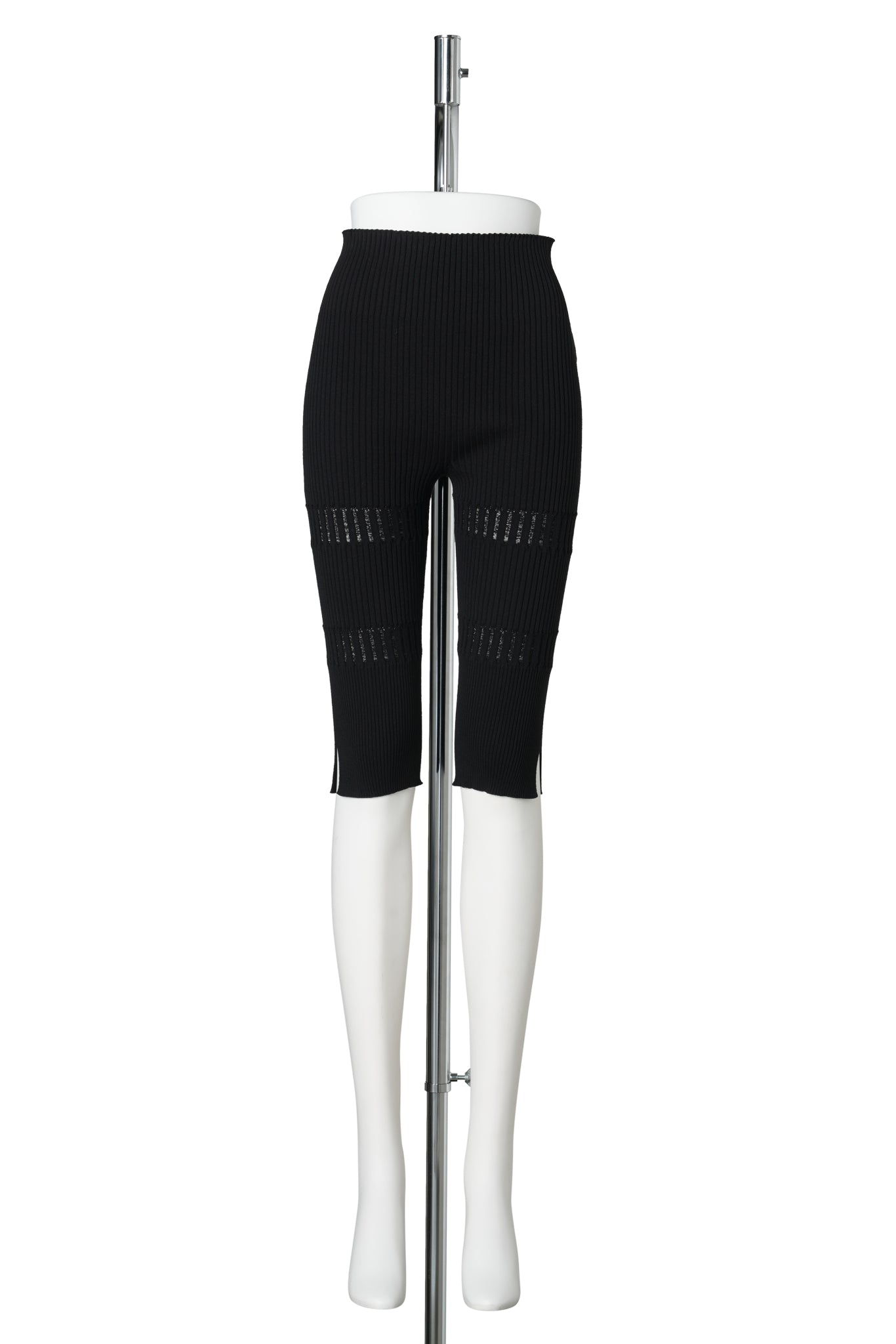 SLIM CAPRI PANTS / BLACK