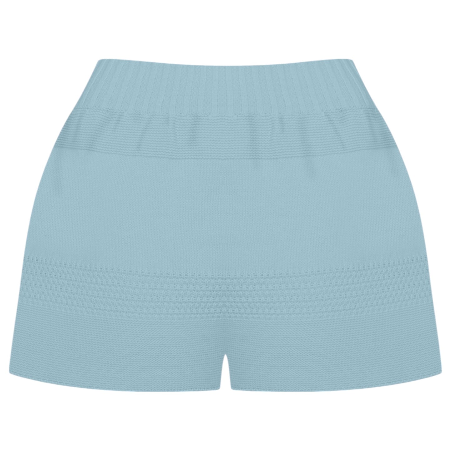 TEXTURED MINI SHORTS / FADEDBLUE