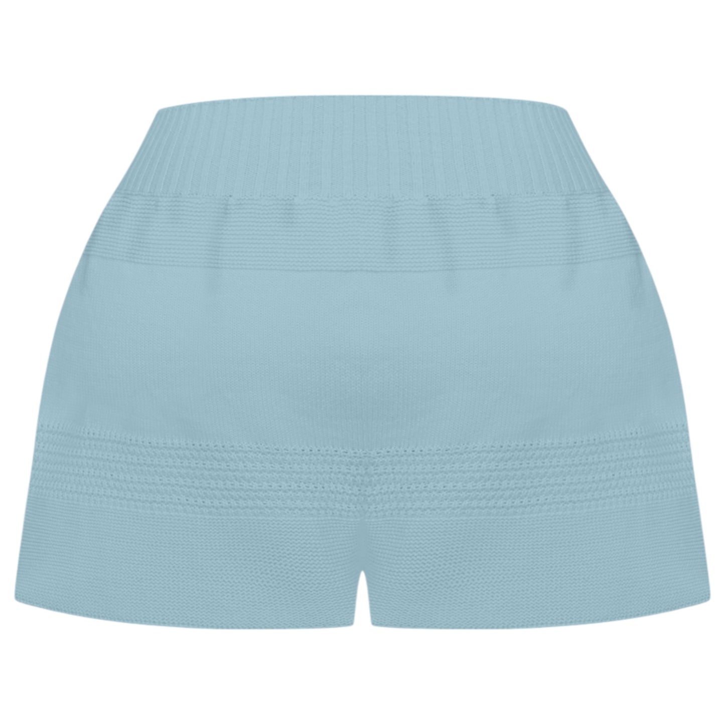 TEXTURED MINI SHORTS / FADEDBLUE