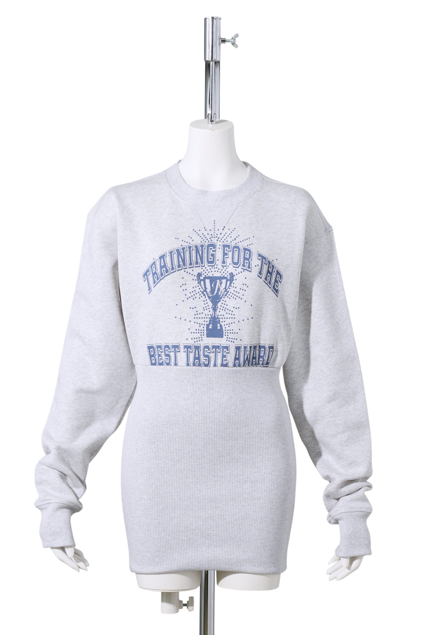 HIGH RIB SWEATER / GREY