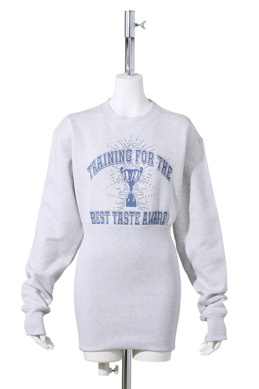 HIGH RIB SWEATER / GREY