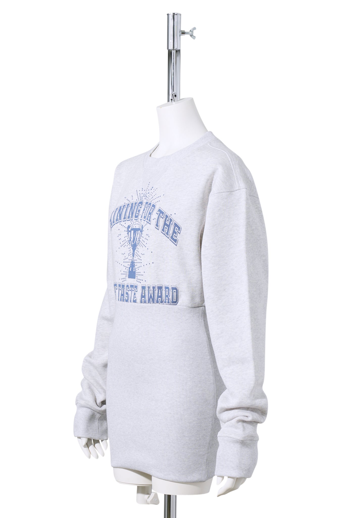 HIGH RIB SWEATER / GREY