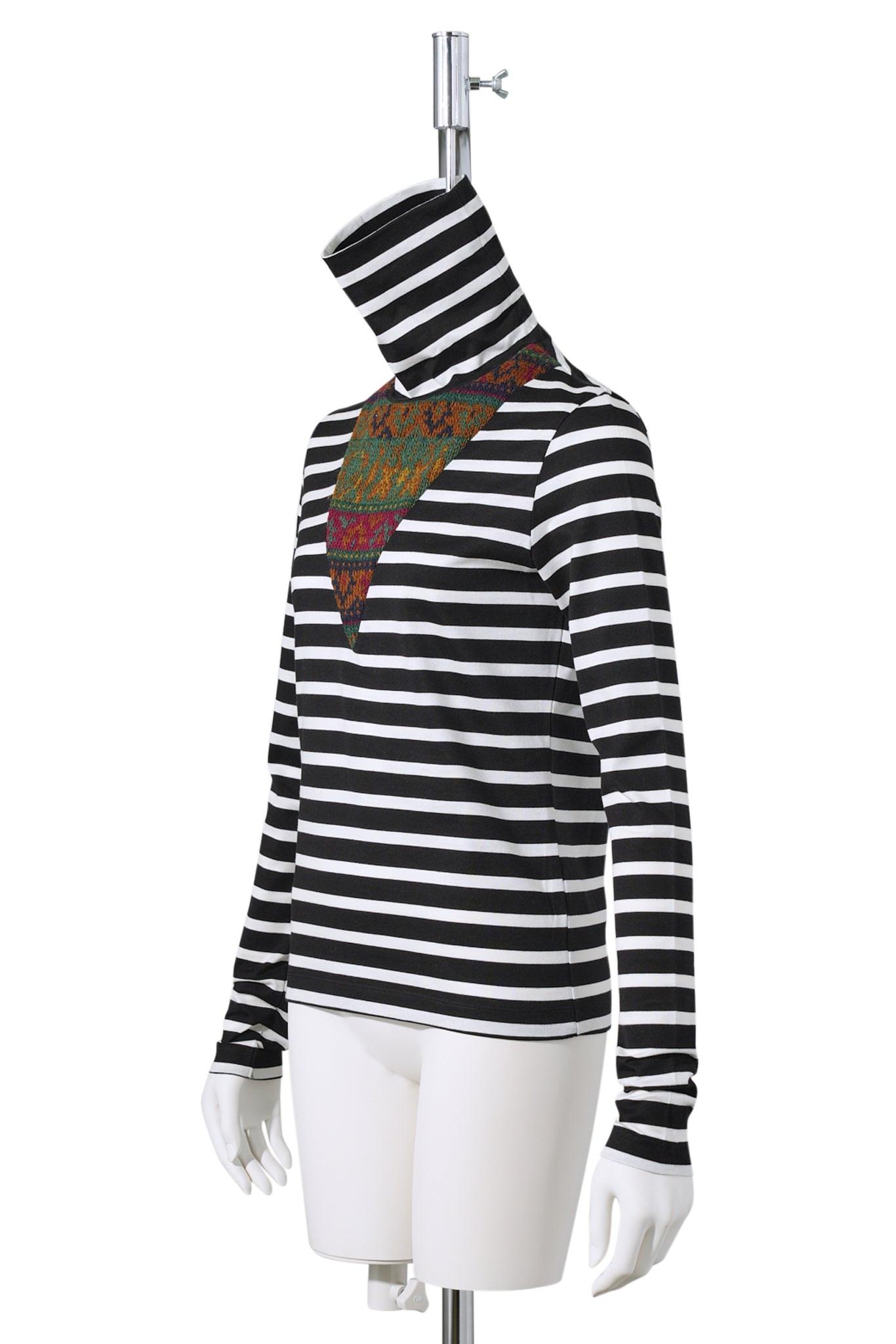 TURTLE NECK / BLACK WHITE