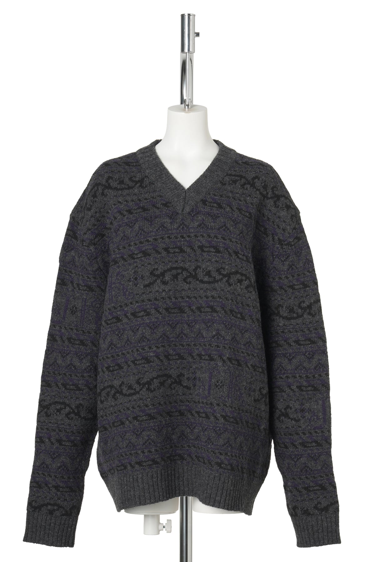 JUMPER WITH SHIRT CLOSURE / NAVY