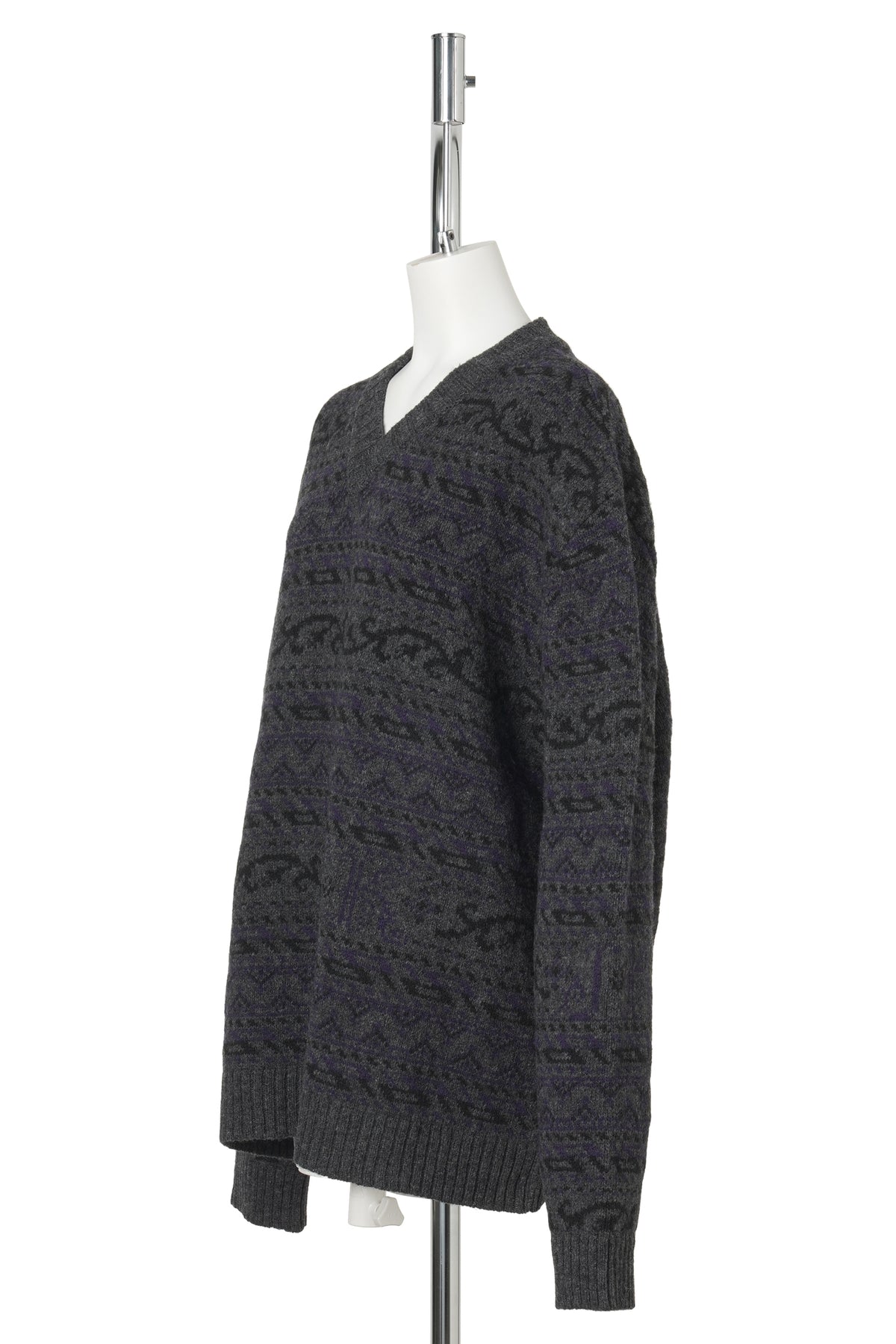 JUMPER WITH SHIRT CLOSURE / NAVY
