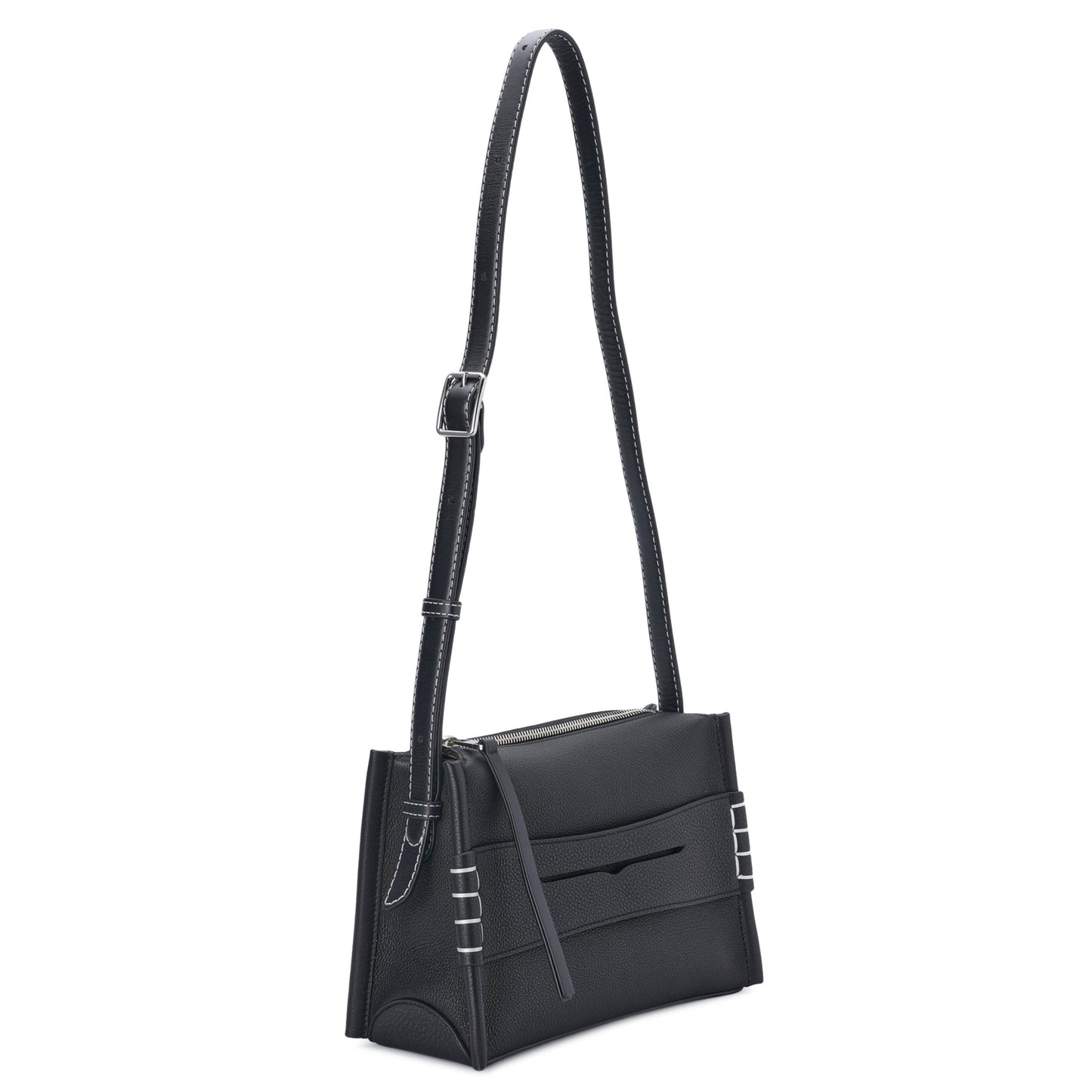 SMALL MESSENGER LOAFER BAG / 999:BLACK