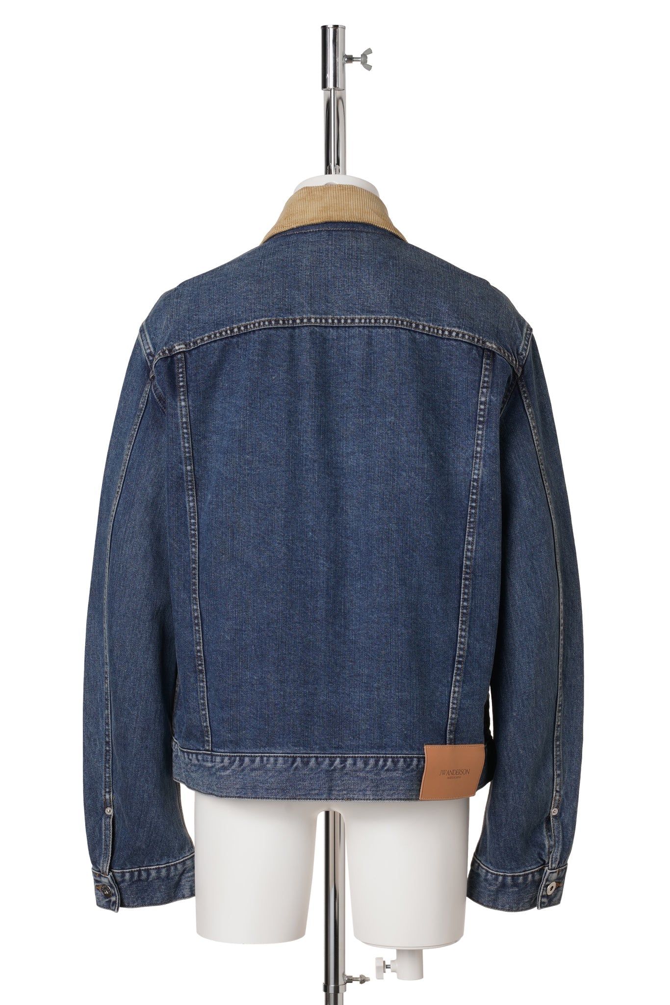 CORDUROY COLLAR JACKET / 172:MID BLUE