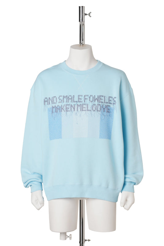 SMALL FOWELES SWEAT SHIRT / 830:SKY BLUE