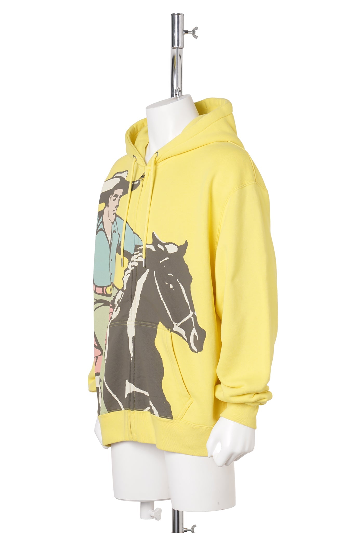 COWBOY FRONT ZIP HOODIE / 207:LEMON
