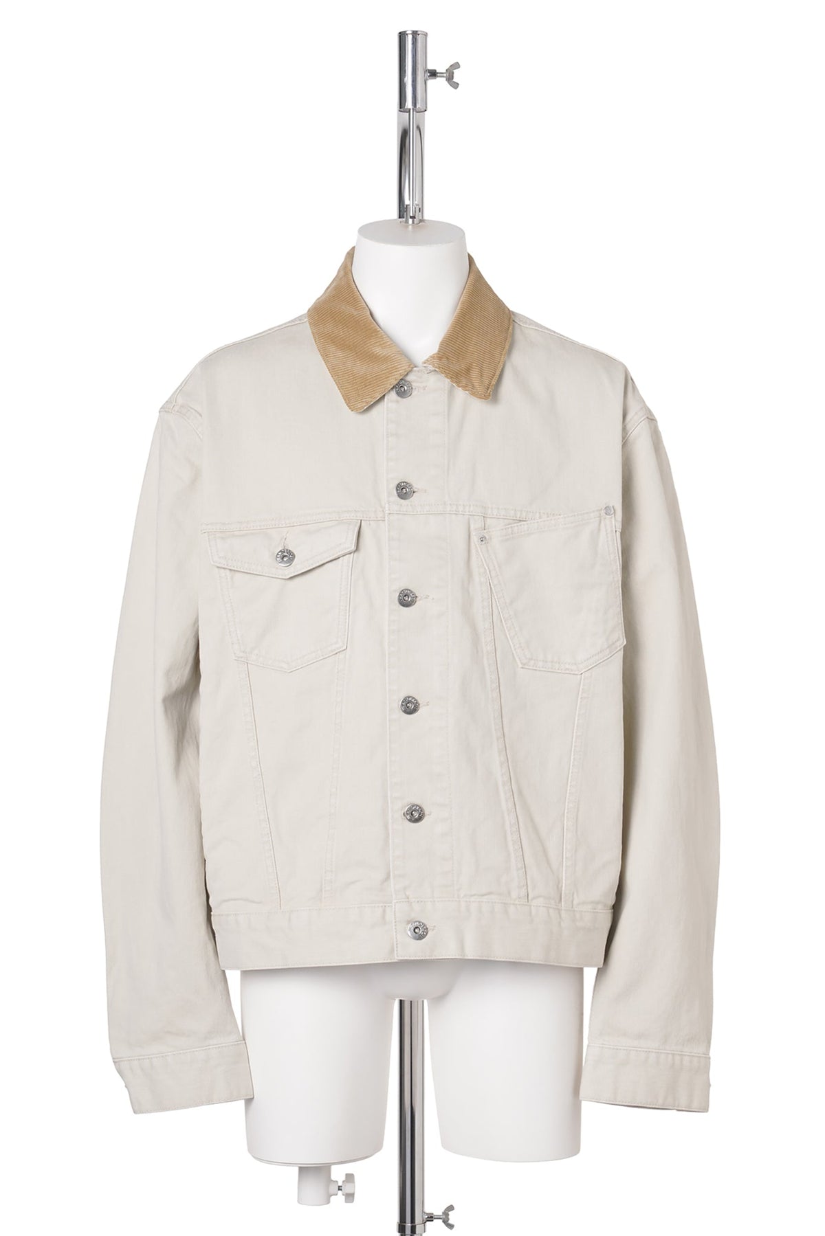CORDUROY COLLAR JACKET / 241:ECRU