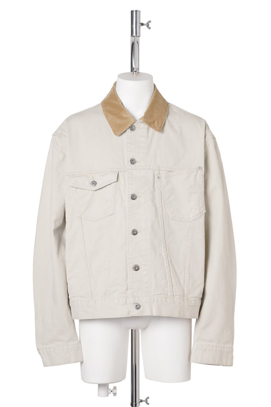 CORDUROY COLLAR JACKET / 241:ECRU