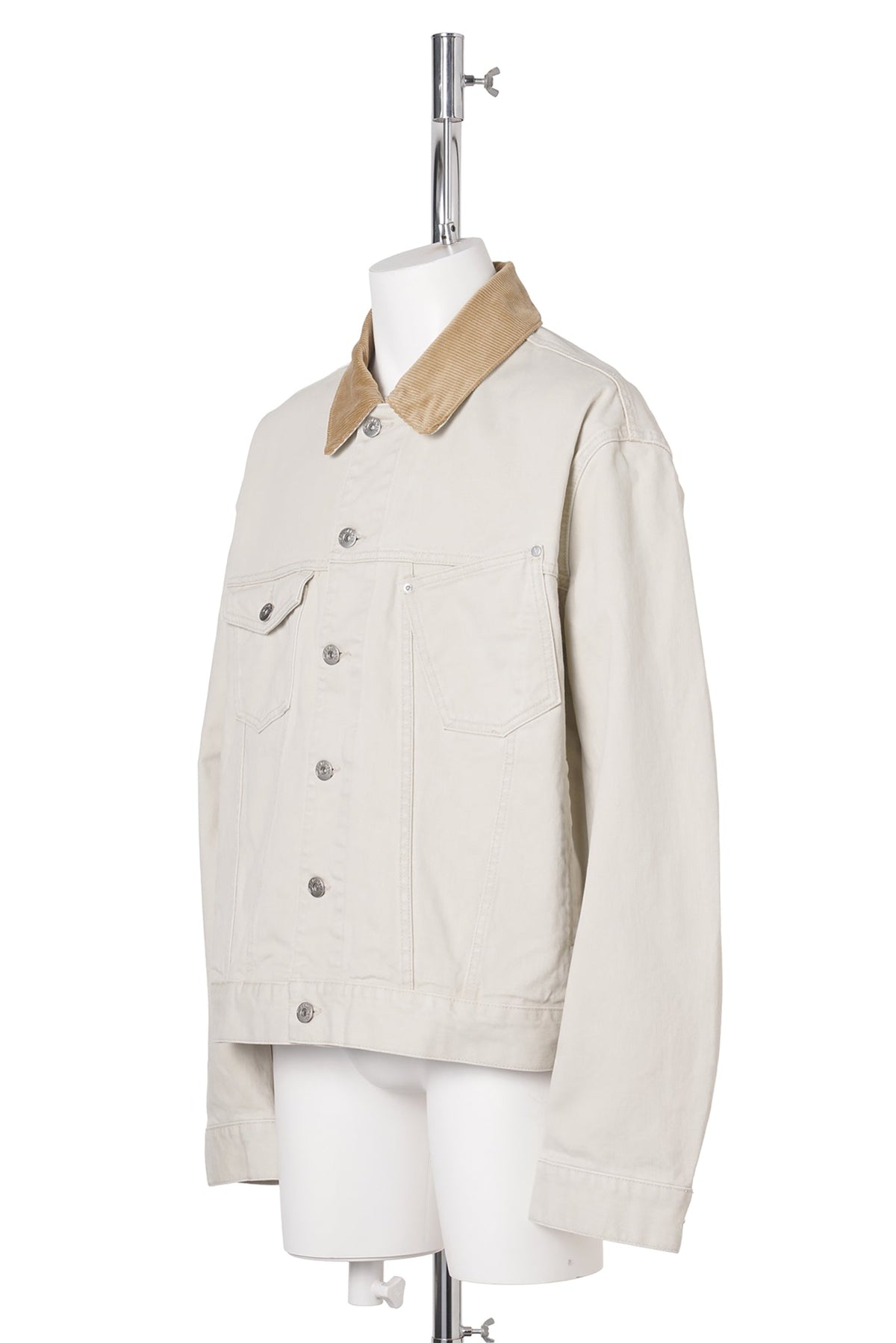 CORDUROY COLLAR JACKET / 241:ECRU