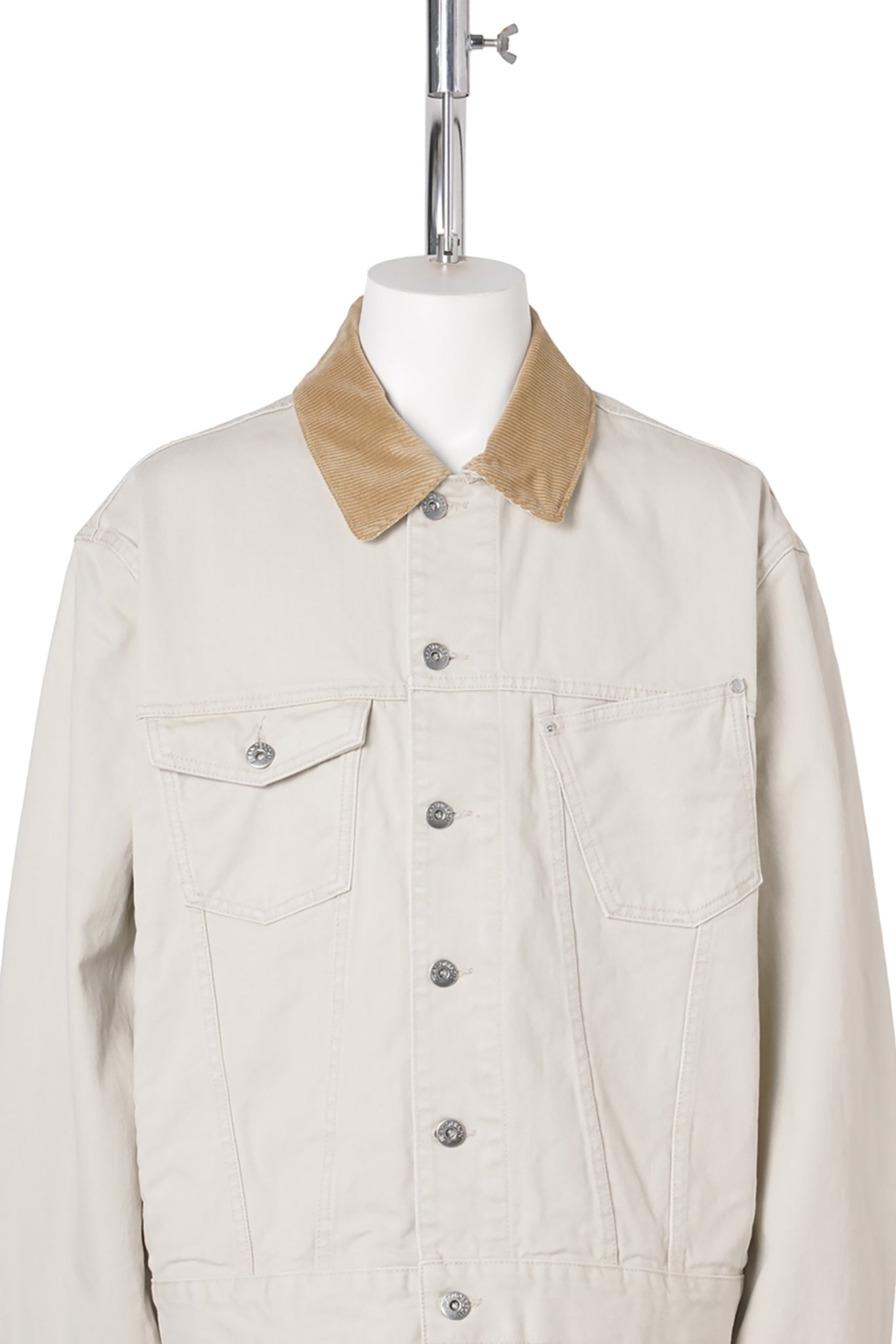 CORDUROY COLLAR JACKET / 241:ECRU
