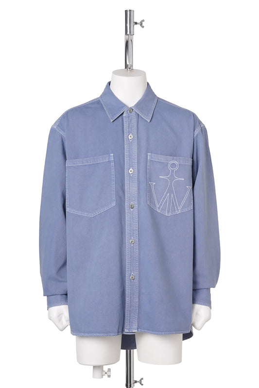 OVERSIZED SHIRT / 643:FRENCH BLUE