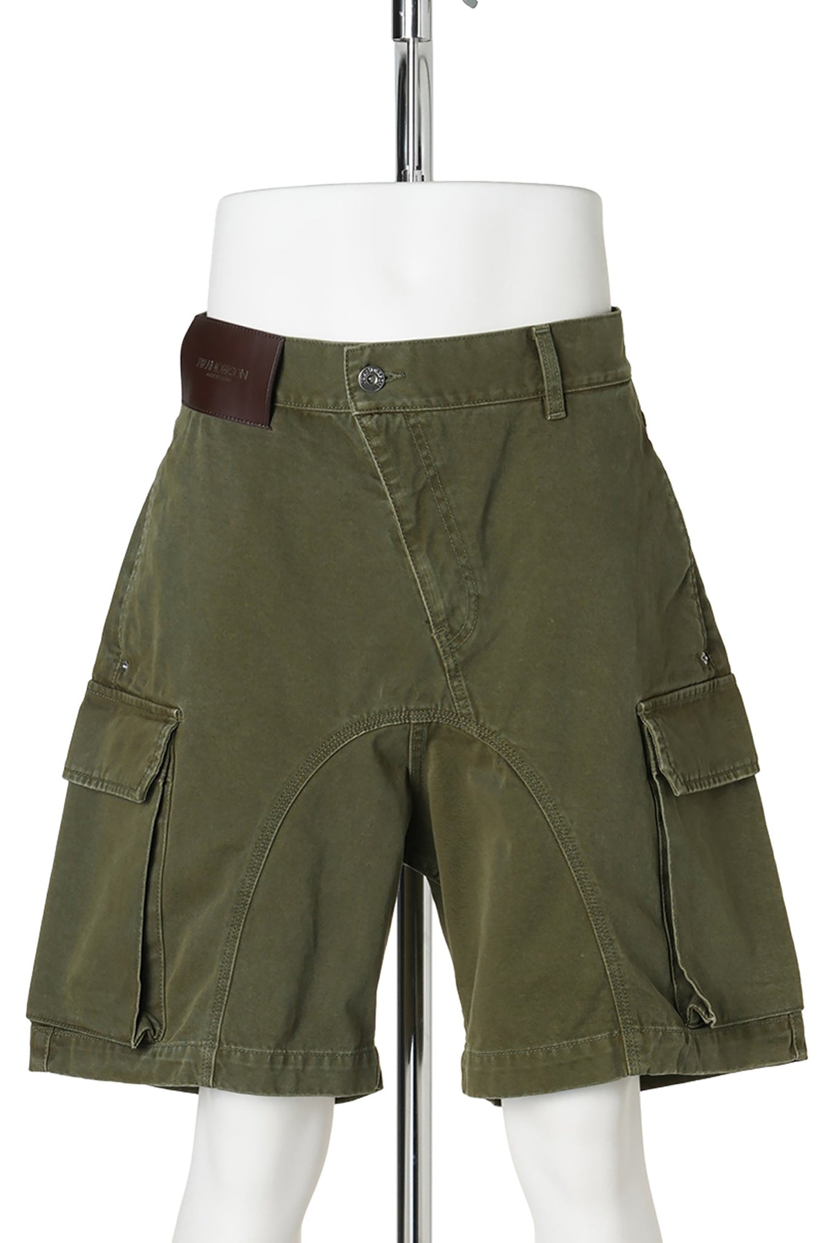 TWISTED PATCH POCKET SHORT / 575:KHAKI