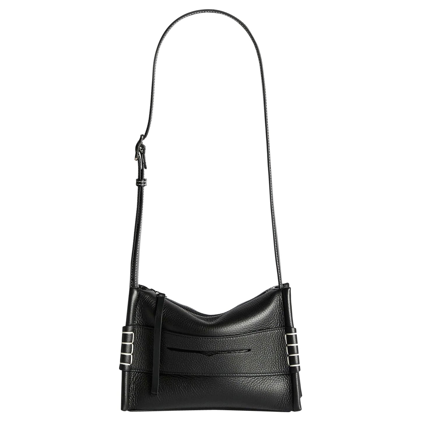 SMALL MESSENGER LOAFER BAG / 999:BLACK