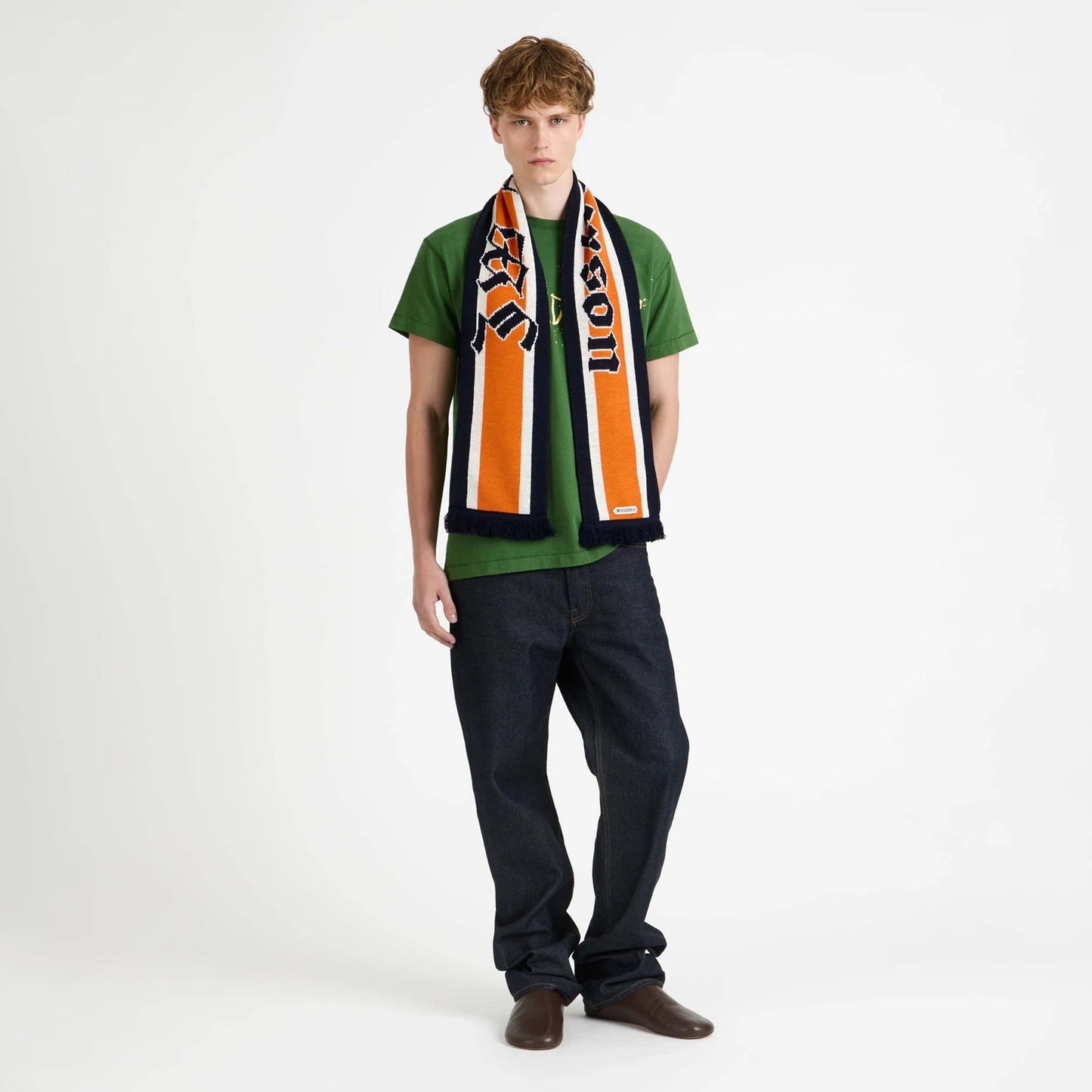 WINTER FOOTBALL SCARF / 429:ORANGE