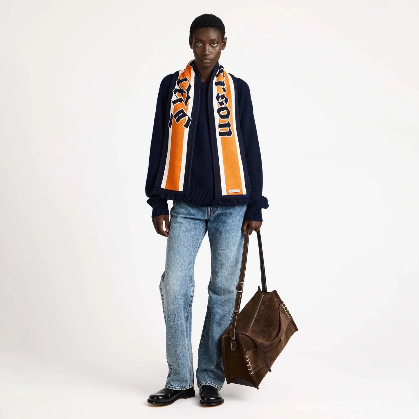 WINTER FOOTBALL SCARF / 429:ORANGE